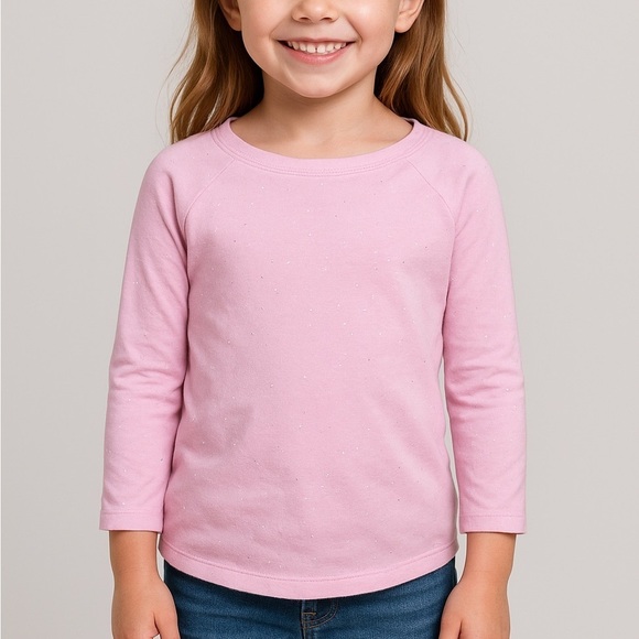 Cat & Jack Other - Cat & Jack Light Pink Long Sleeve Tee